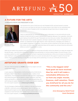 Artsfund Summer 2020 (Print)