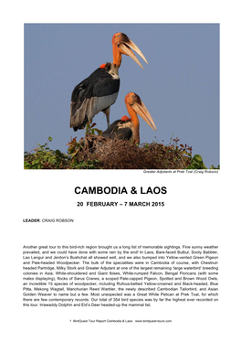 Cambodia & Laos