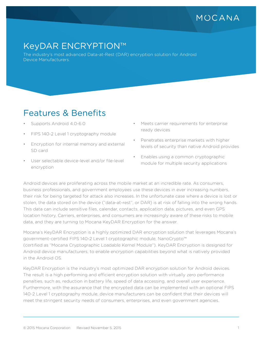 Keydar ENCRYPTION™ Features & Benefits