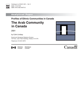 The Arab Community in Canada