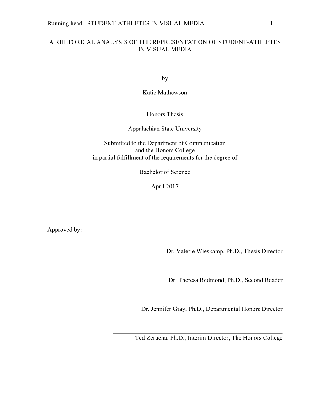 A Rhetorical Analysis of the Representation of Student-Athletes in ...