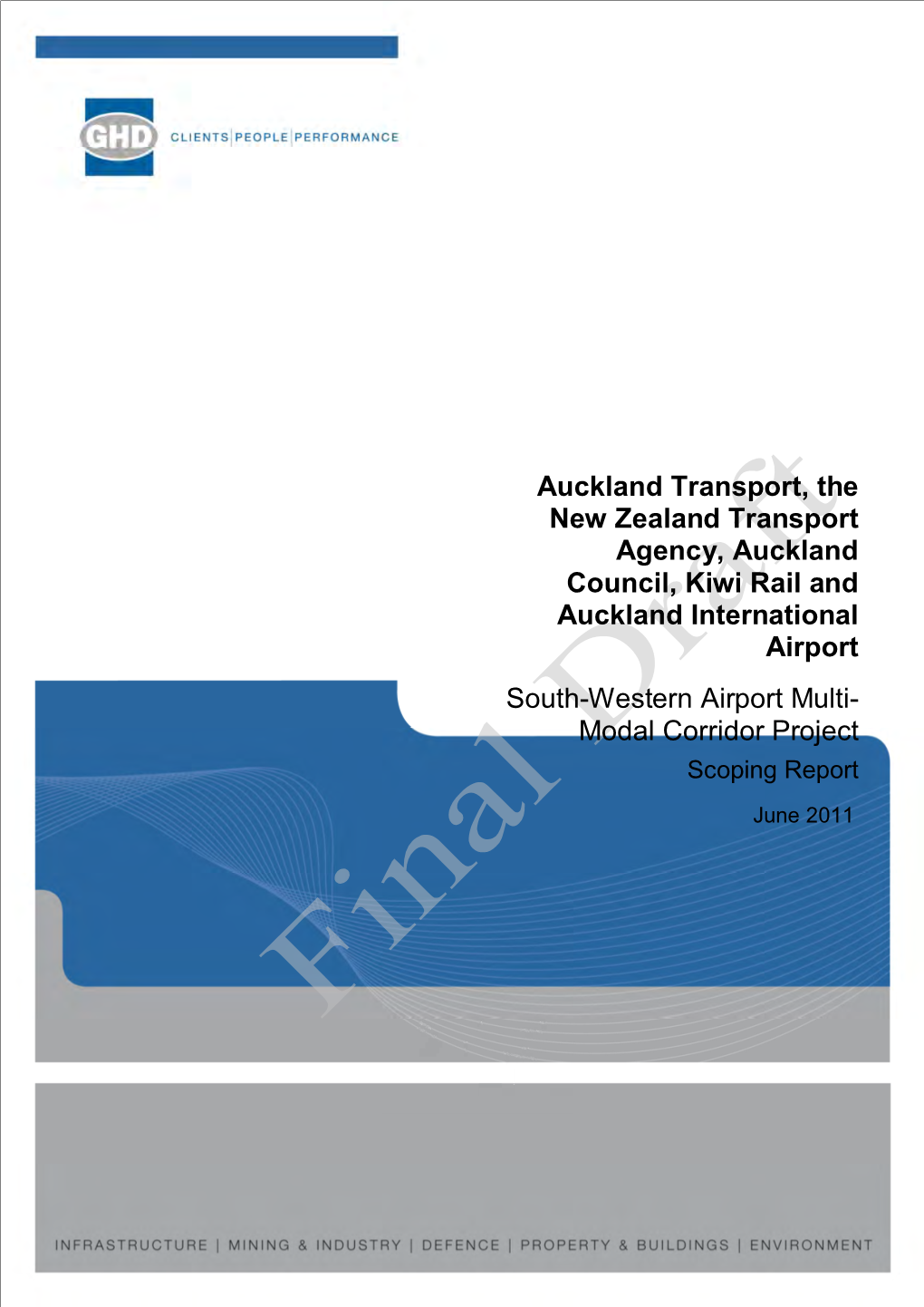 South-Western Airport Multi-Modal Corridor Project Scoping Report