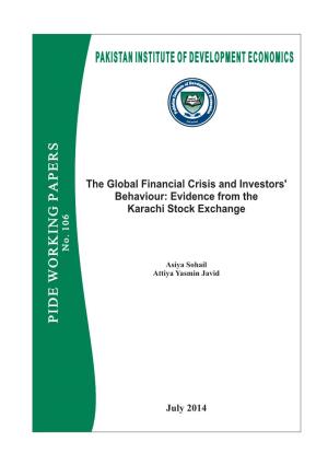 Evidence from the Karachi Stock Exchange