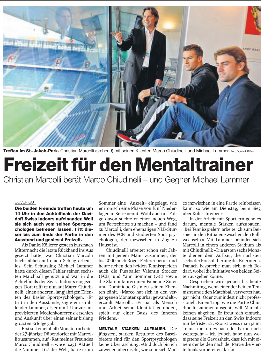 Freizeit Für Den Mentaltrainer Partie Auf Der Challenger-Tour, Son- Person