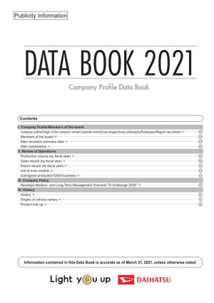 Company Profile Data Book