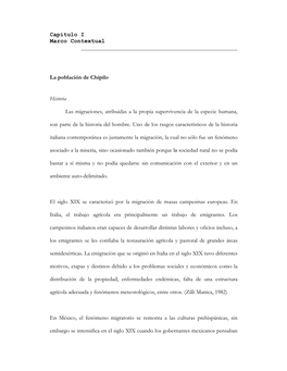 Capítulo I Marco Contextual La Población De Chipilo Historia Las