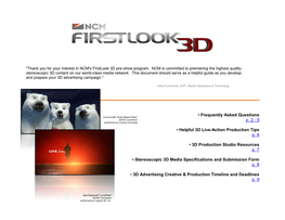 Firstlook 3D Faqv1.1.9