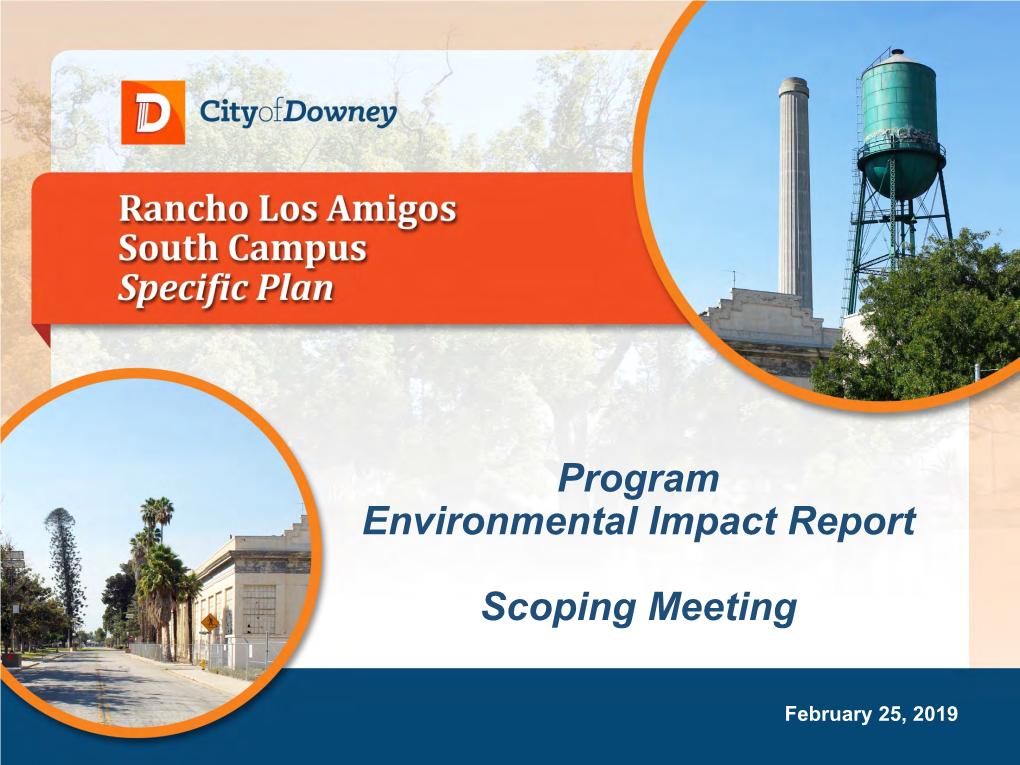 Program Environmental Impact Report Scoping Meeting