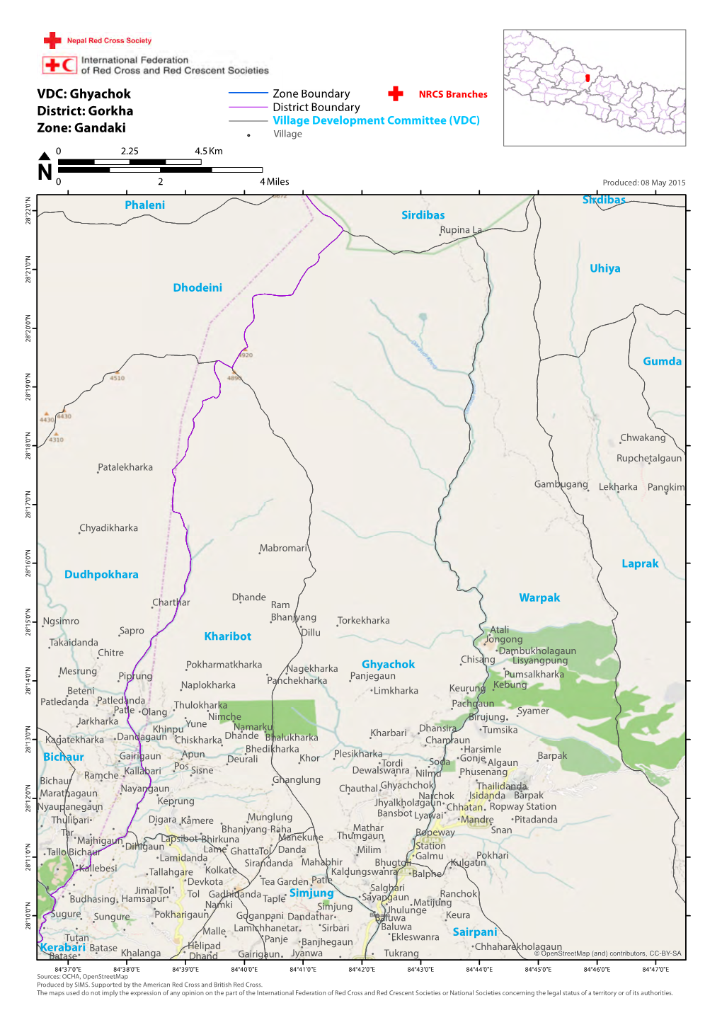 VDC: Ghyachok District: Gorkha Zone: Gandaki