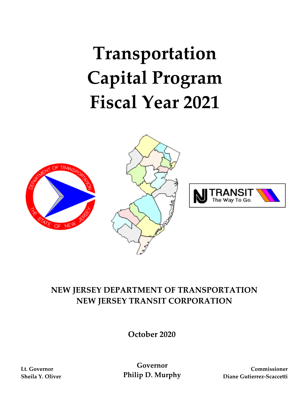 Transportation Capital Program Fiscal Year 2021