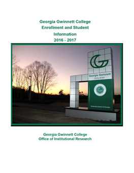 Enrollment and Student Information (PDF)