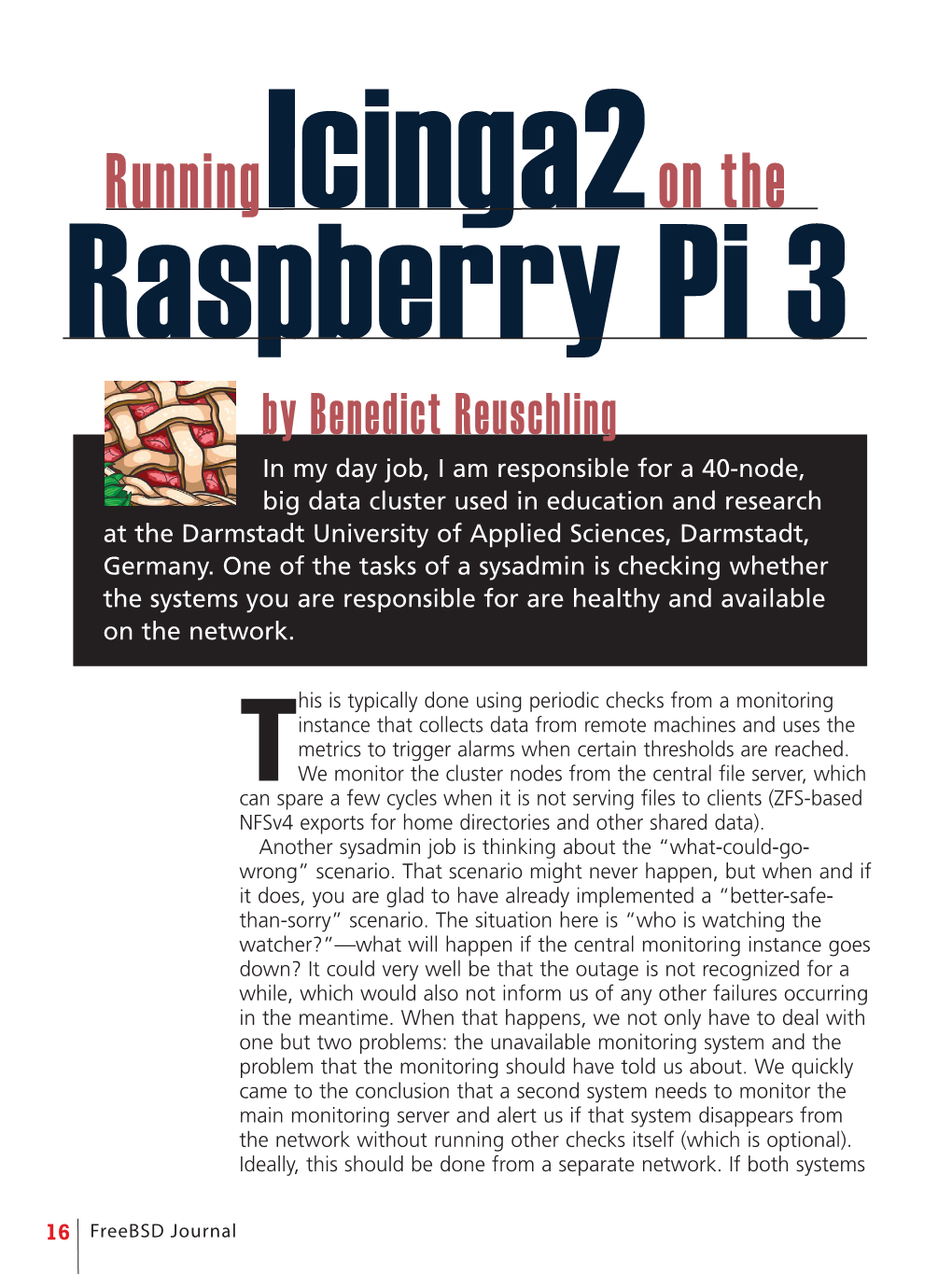 Running Icinga2 on the Raspberry
