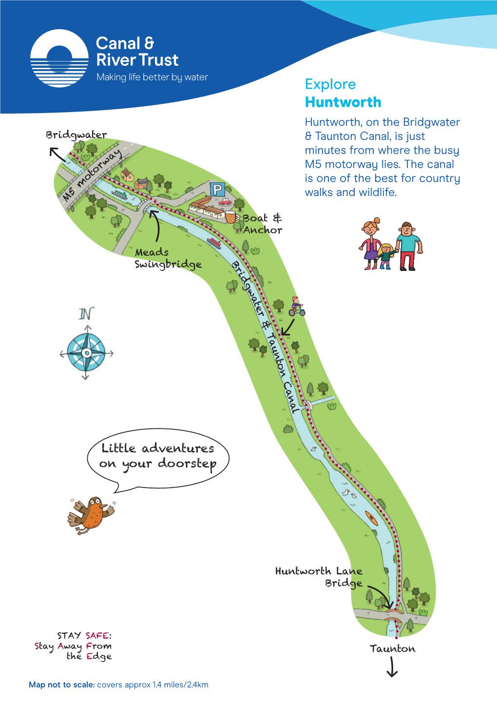 Explore Huntworth Huntworth, on the Bridgwater Bridgwater & Taunton Canal, Is Just Minutes from Where the Busy Y a M5 Motorway Lies