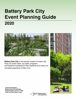 Battery Park City Event Planning Guide 2020