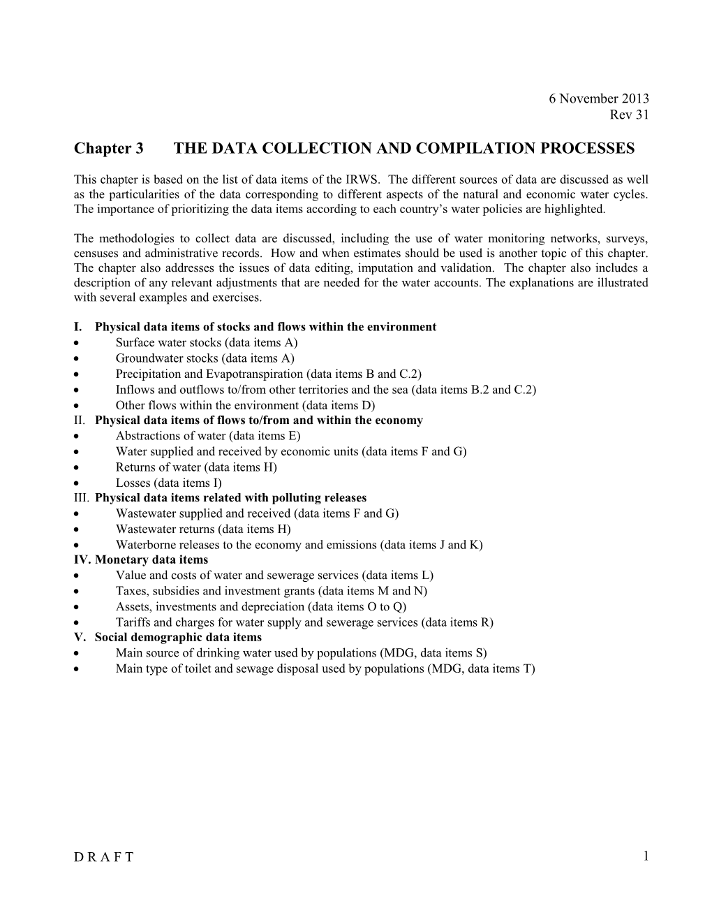 Chapter 3 the DATA COLLECTION and COMPILATION PROCESSES