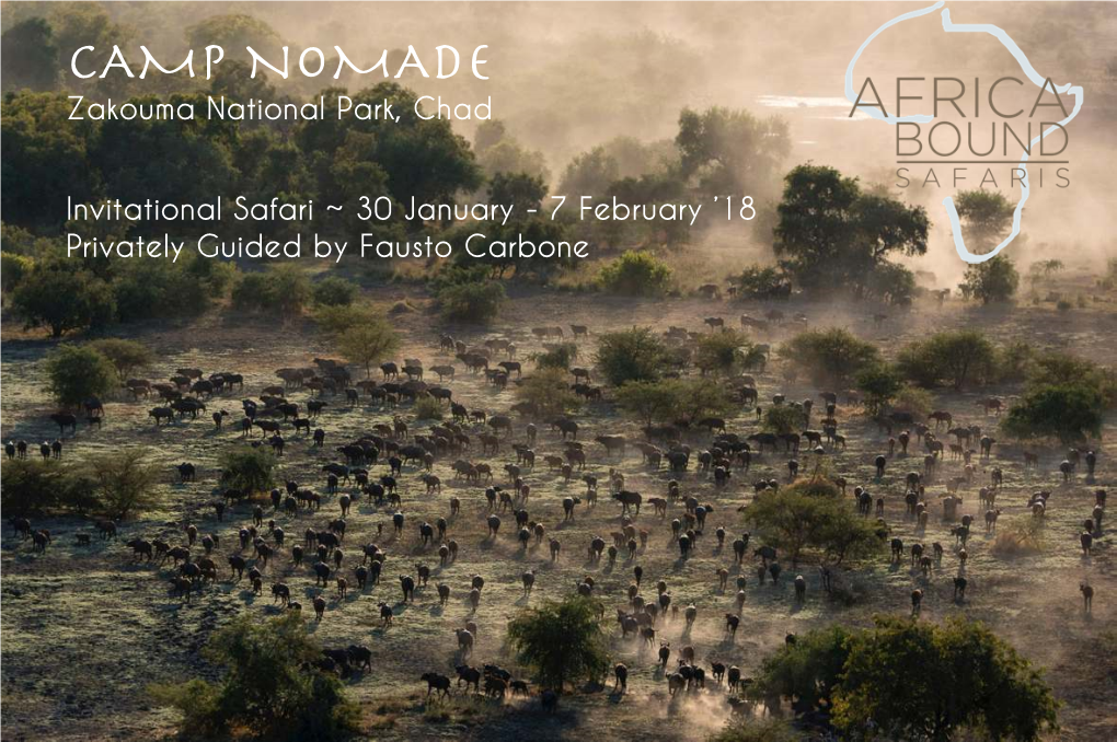 CAMP NOMADE Zakouma National Park, Chad