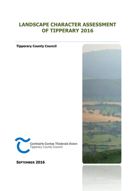 Landscape Character Assessment of Tipperary 2016