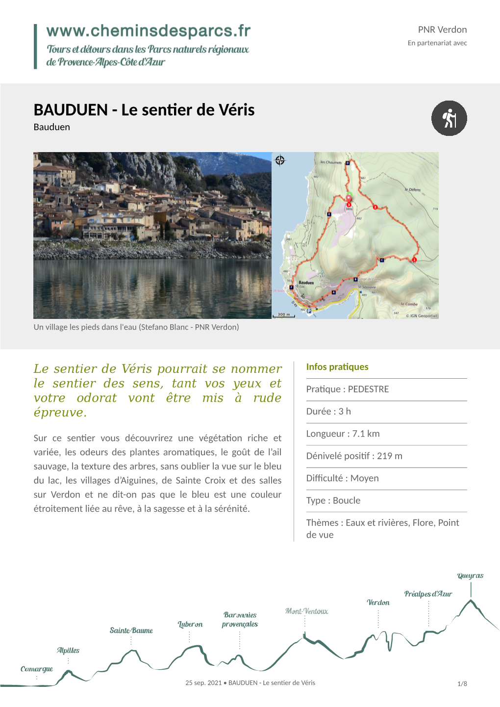BAUDUEN - Le Sentier De Véris Bauduen