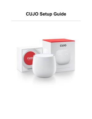 CUJO Setup Guide