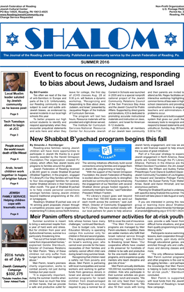 Event to Focus on Recognizing, Responding to Bias About Jews, Judaism and Israel