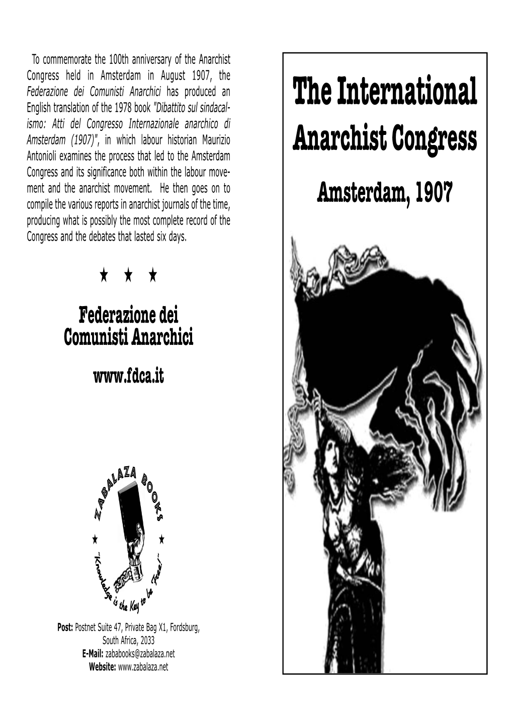The International Anarchist Congress of 1907 M Page 68 Notes
