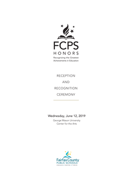 2019 FCPS Honors Program