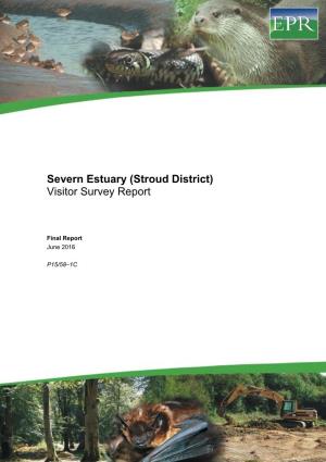 Severn Estuary (Stroud District) Visitor Survey Report (June 2016)