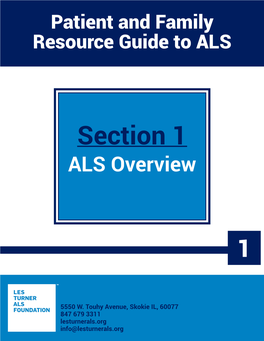 Section 1 ALS Overview