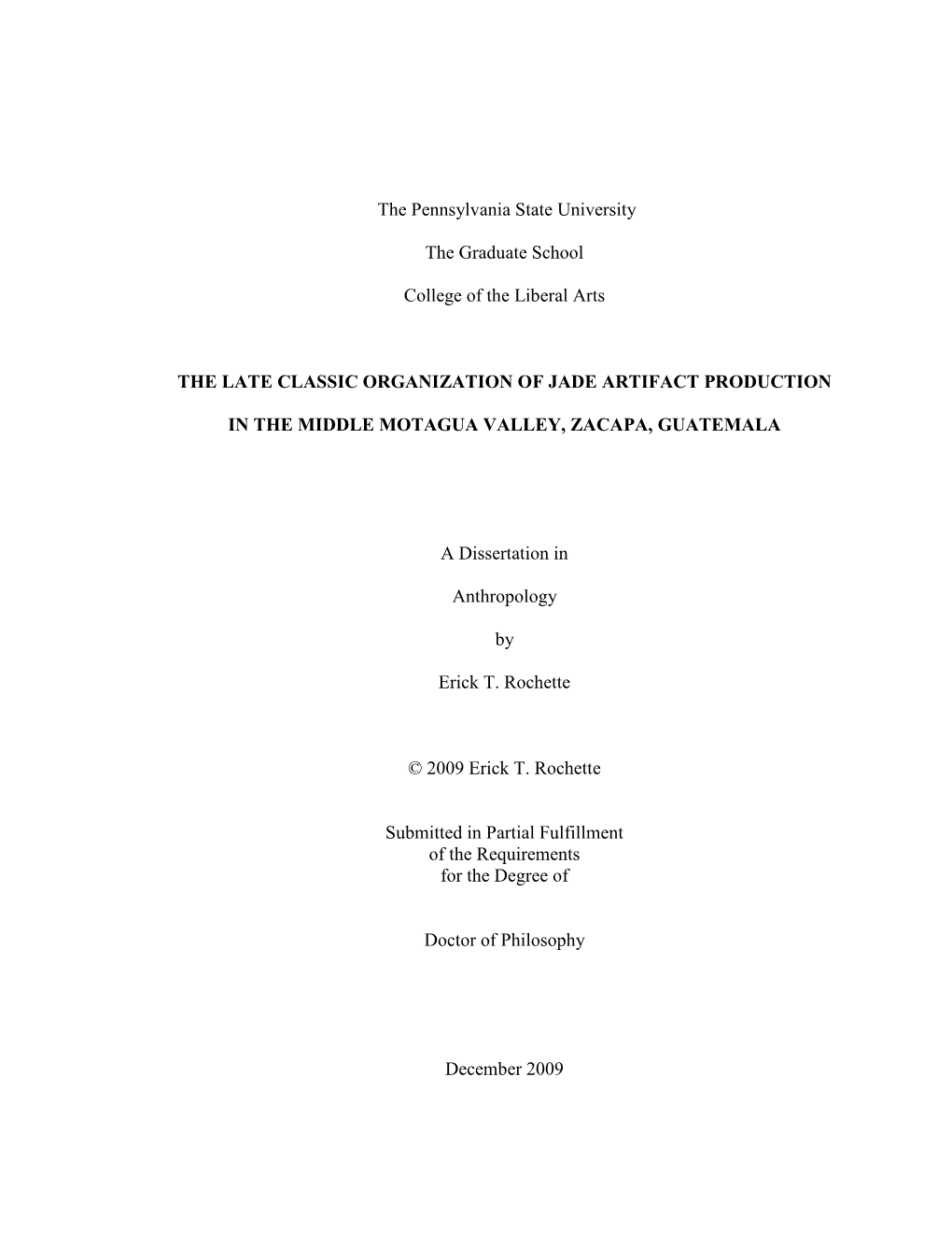 Open Erick Rochette Dissertation FINAL.Pdf