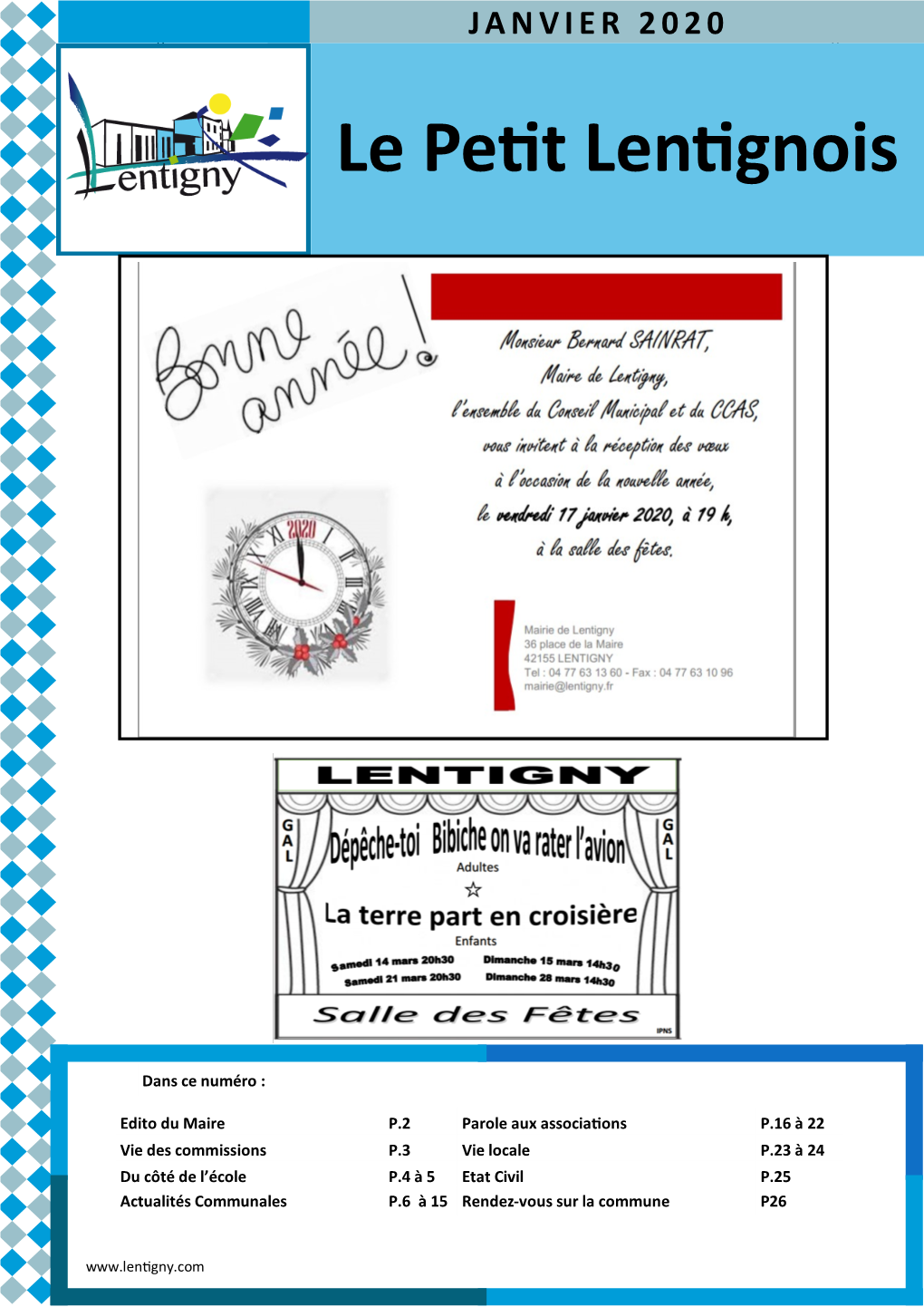 Le Petit Lentignois- JANVIER 2020 JANVIER 2020 Page Le Petit Lentignois