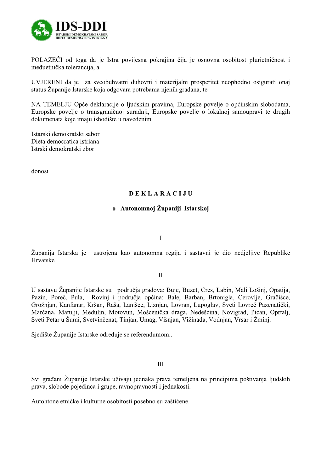 Rovinjske Deklaracije (PDF)