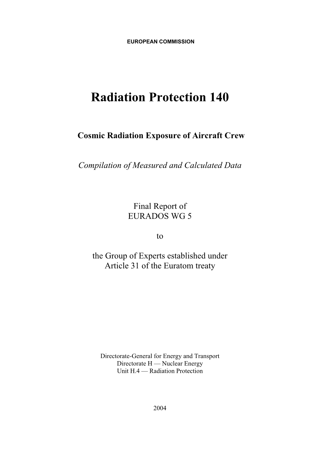 Radiation Protection 140