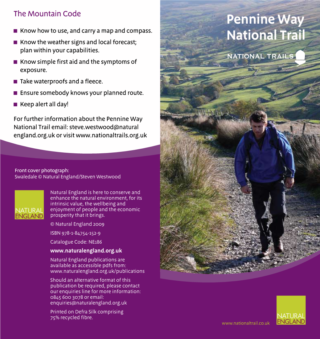 NE186: Pennine Way National Trail