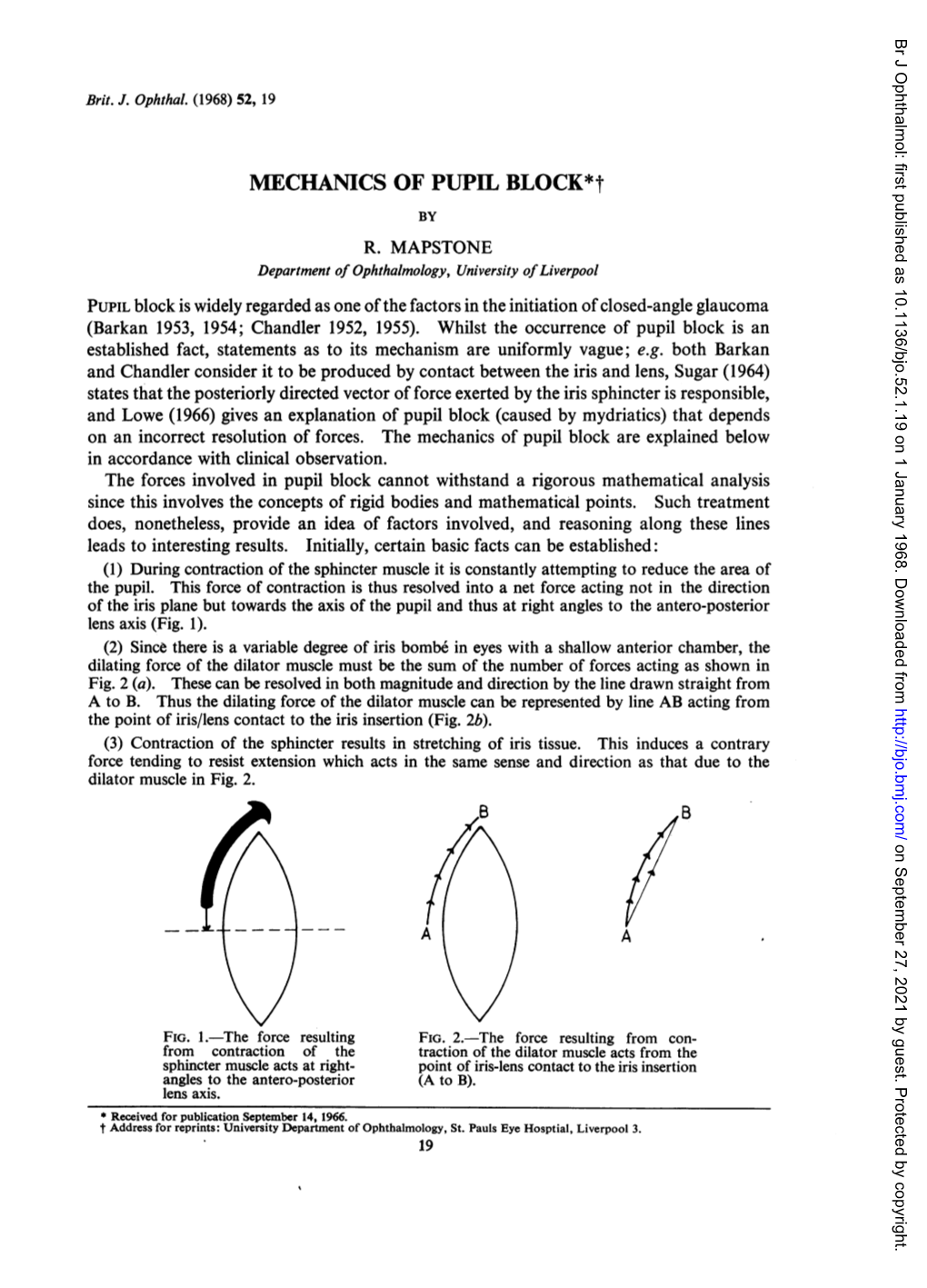 MECHANICS of PUPIL BLOCK*T by R