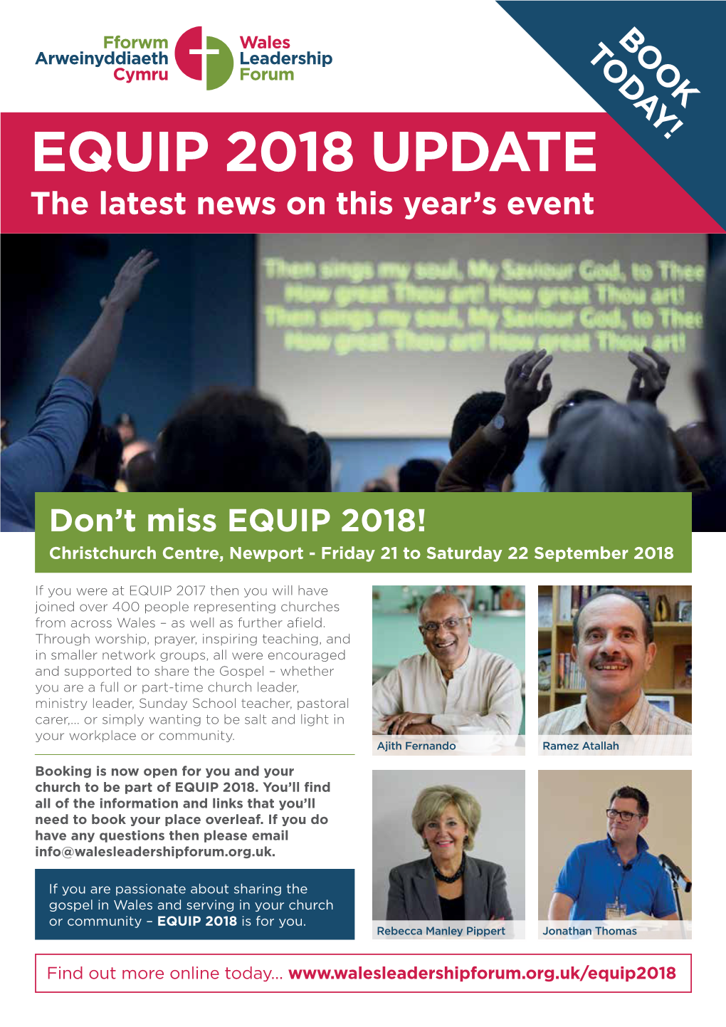 EQUIP 2018 UPDATE the Latest News on This Year’S Event