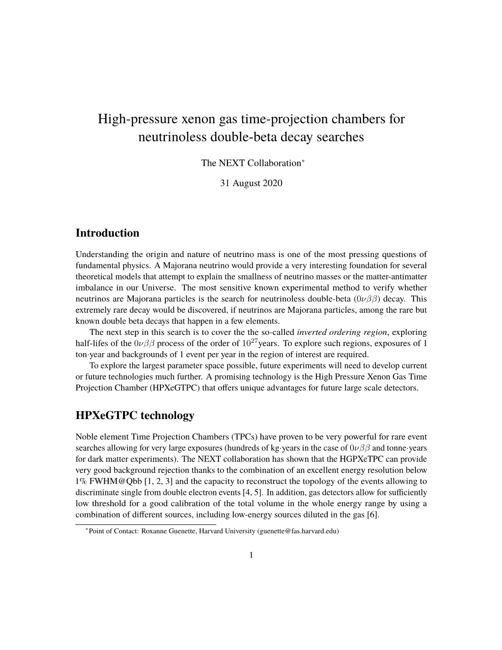 High-Pressure Xenon Gas Time-Projection Chambers for Neutrinoless Double-Beta Decay Searches