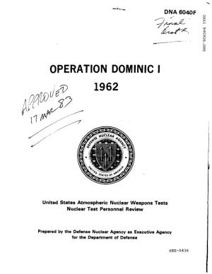 Operation Dominic I