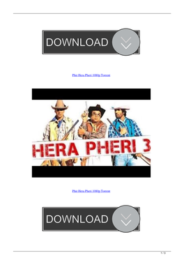 Phir Hera Pheri 1080P Torrent