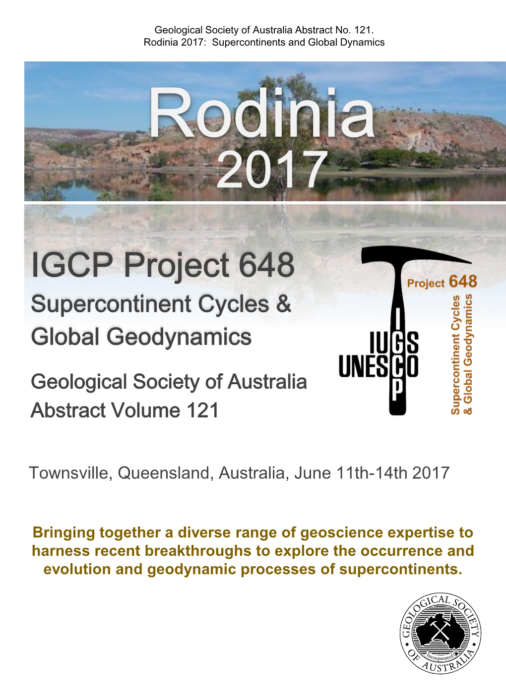 Rodinia2017 Abstract Volume