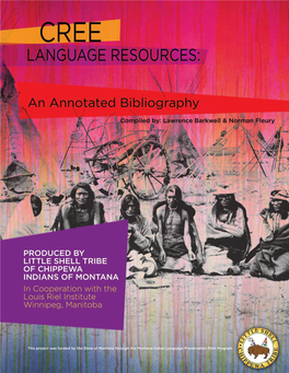 Cree Language Resources