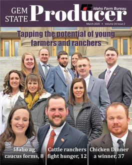 March 2020 • Volume 24 Issue 2 Tapping the Potential of Young Farmers and Ranchers