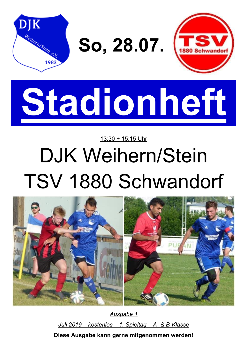 DJK Weihern/Stein TSV 1880 Schwandorf