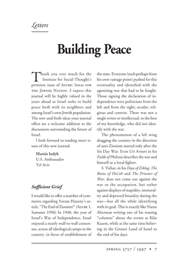 Building Peace