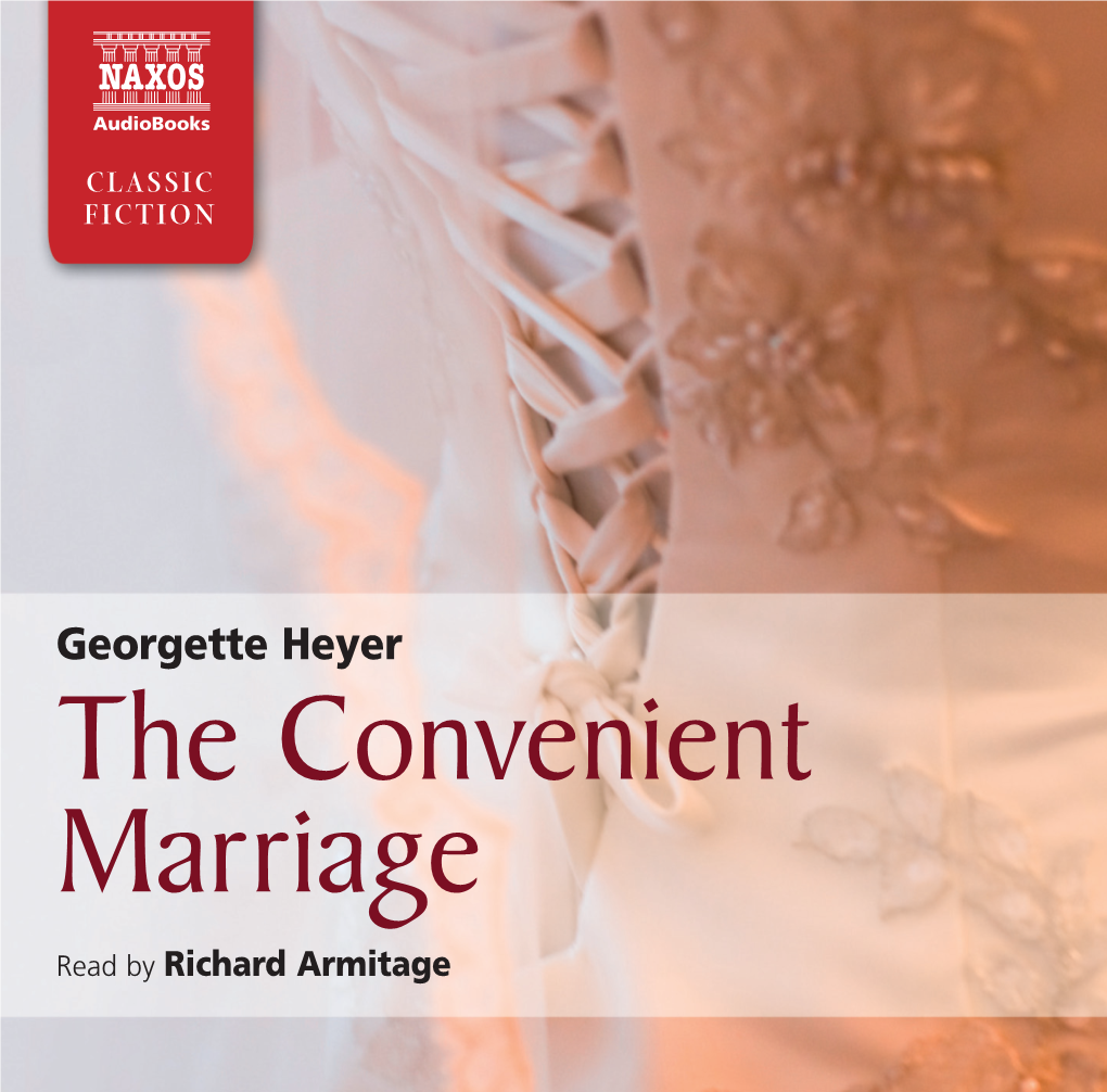 The Convenient Marriage Read by Richard Armitage