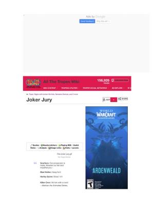 Joker Jury | All the Tropes Wiki