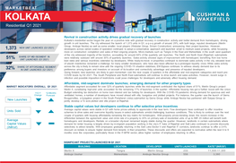 Kolkata Residential Marketbeat Q1 2021