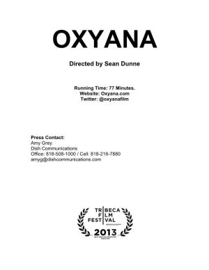 OXYANA Directed by Sean Dunne
