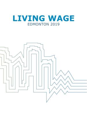 Living Wage Edmonton 2019