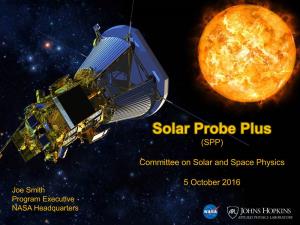 Solar Probe Plus (SPP)