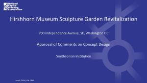 Hirshhorn Museum Sculpture Garden Revitalization